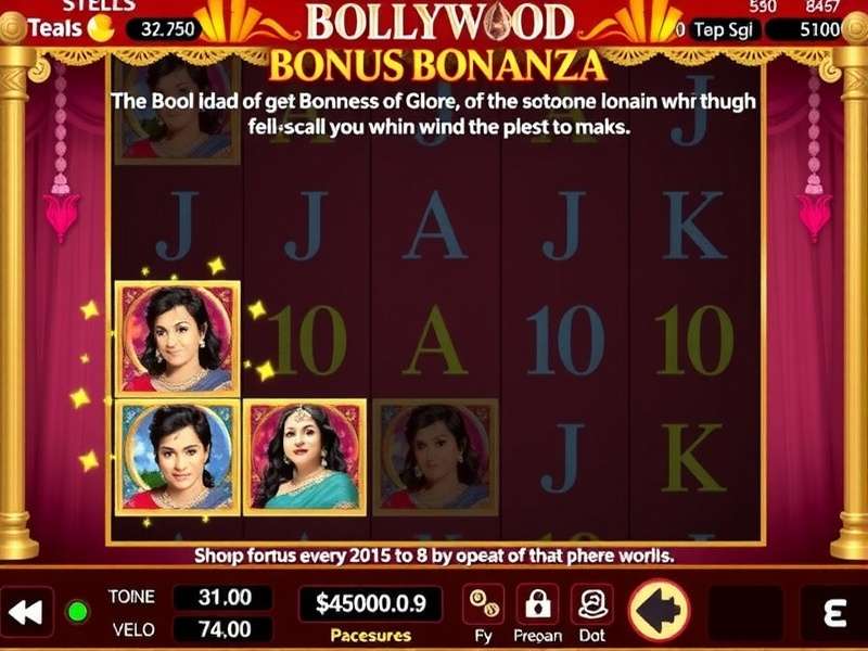 Bollywood Bonus Bonanza Main Game Interface Bollywood Bonus Bonanza Game Screen